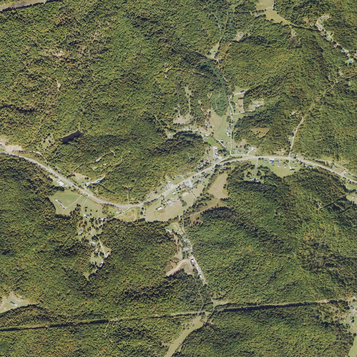 USDA NAIP aerial photography of the Buff Creek hollow